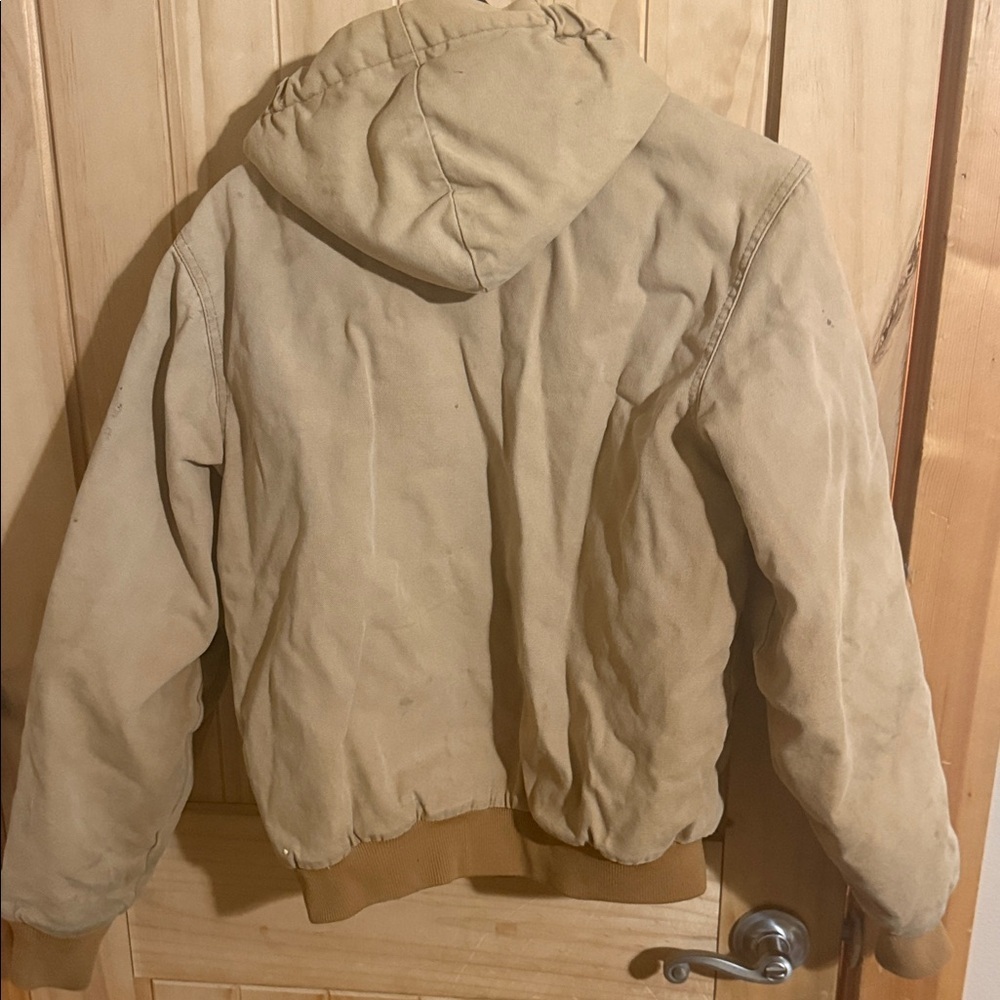 Walls Kids Brown Hooded Blizzard Pruf Coat - Picture 4 of 7